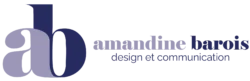 logo horizontal amandine barois design et communication